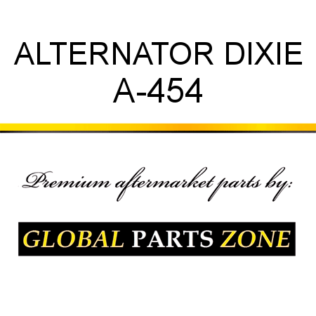 ALTERNATOR DIXIE A-454