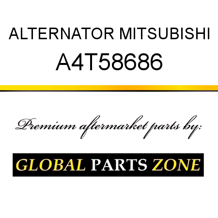 ALTERNATOR MITSUBISHI A4T58686