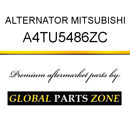 ALTERNATOR MITSUBISHI A4TU5486ZC