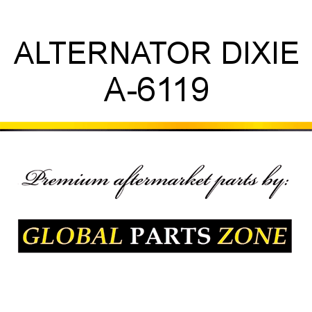 ALTERNATOR DIXIE A-6119