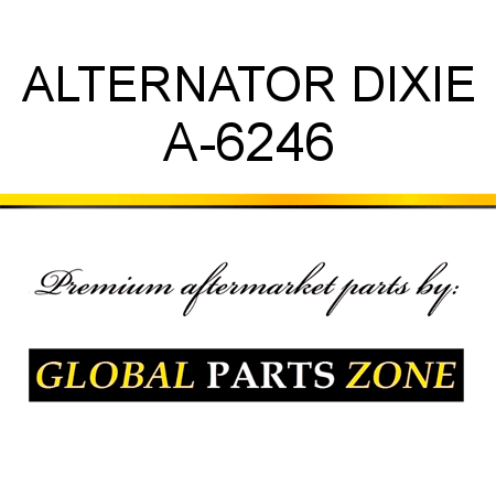 ALTERNATOR DIXIE A-6246