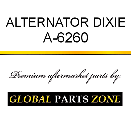 ALTERNATOR DIXIE A-6260