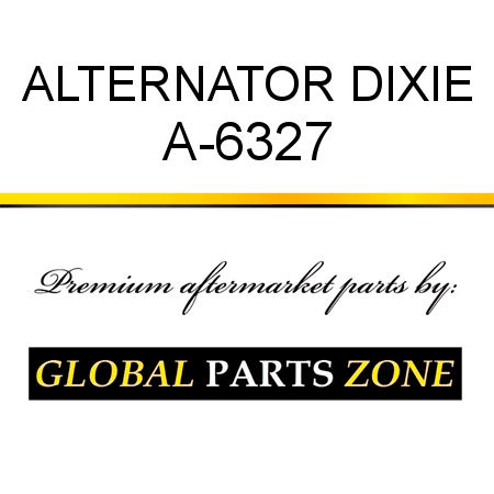ALTERNATOR DIXIE A-6327