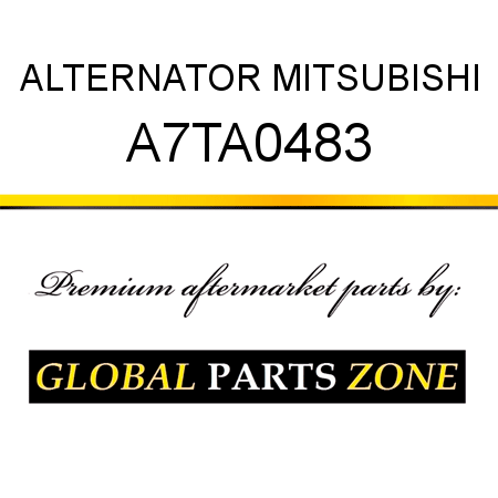 ALTERNATOR MITSUBISHI A7TA0483