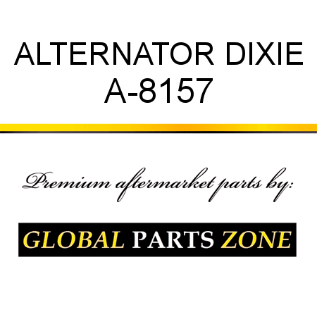 ALTERNATOR DIXIE A-8157