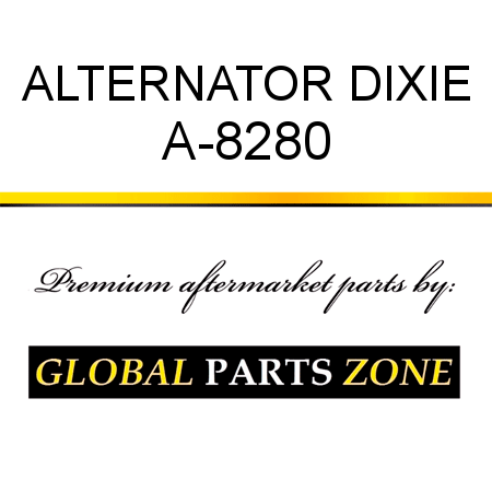 ALTERNATOR DIXIE A-8280