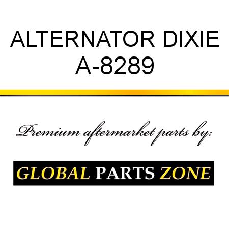 ALTERNATOR DIXIE A-8289