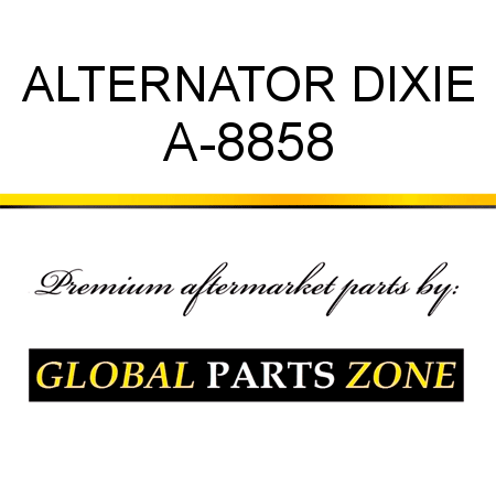ALTERNATOR DIXIE A-8858