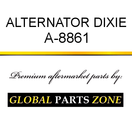 ALTERNATOR DIXIE A-8861