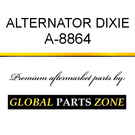 ALTERNATOR DIXIE A-8864