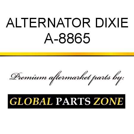 ALTERNATOR DIXIE A-8865