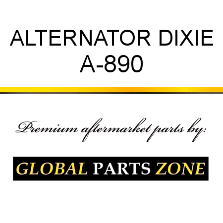 ALTERNATOR DIXIE A-890