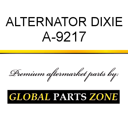 ALTERNATOR DIXIE A-9217