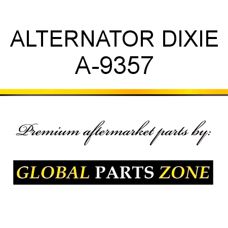 ALTERNATOR DIXIE A-9357