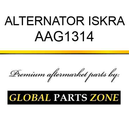 ALTERNATOR ISKRA AAG1314