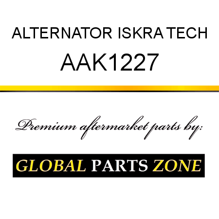 ALTERNATOR ISKRA TECH AAK1227