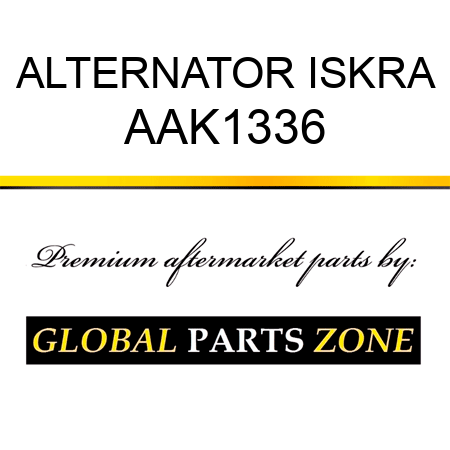 ALTERNATOR ISKRA AAK1336