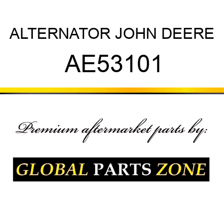 ALTERNATOR JOHN DEERE AE53101