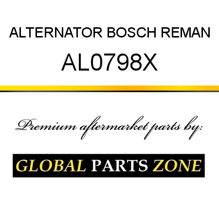 ALTERNATOR BOSCH REMAN AL0798X