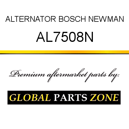 ALTERNATOR BOSCH NEWMAN AL7508N