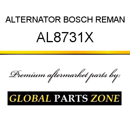 ALTERNATOR BOSCH REMAN AL8731X