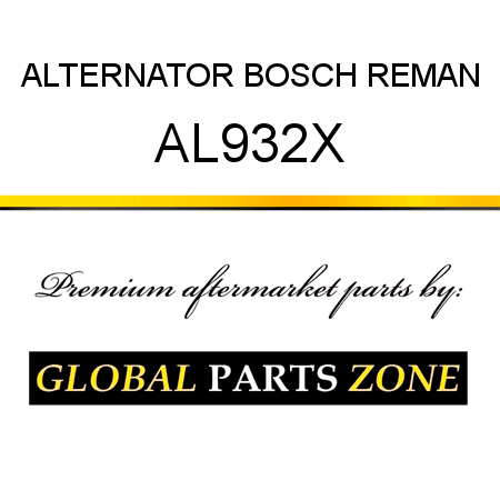 ALTERNATOR BOSCH REMAN AL932X