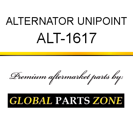 ALTERNATOR UNIPOINT ALT-1617