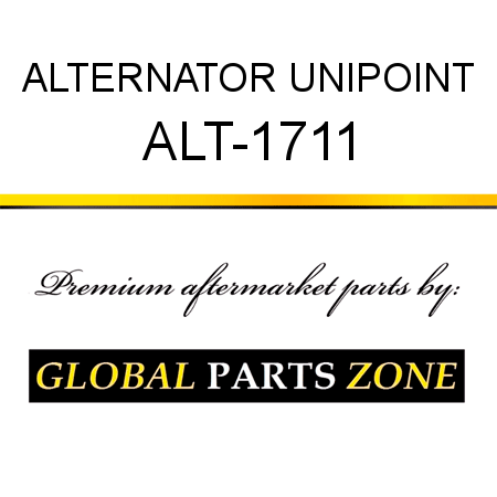 ALTERNATOR UNIPOINT ALT-1711