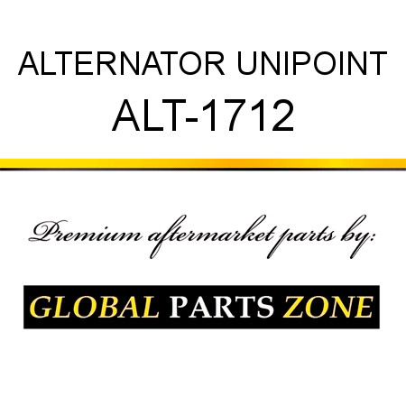 ALTERNATOR UNIPOINT ALT-1712