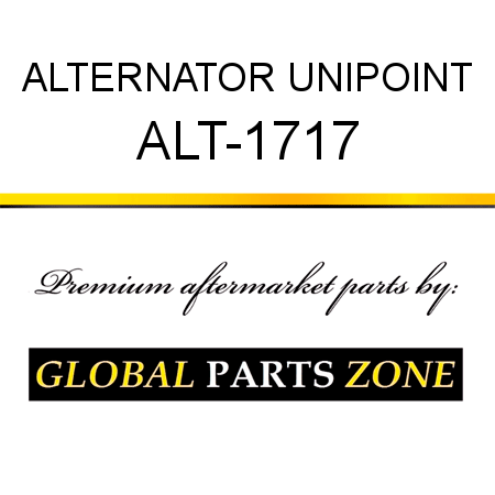 ALTERNATOR UNIPOINT ALT-1717