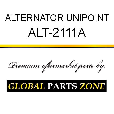 ALTERNATOR UNIPOINT ALT-2111A