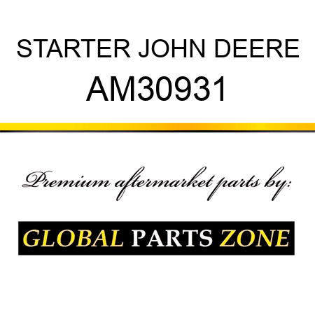 STARTER JOHN DEERE AM30931