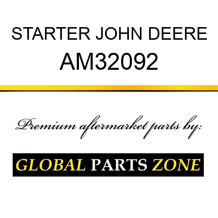 STARTER JOHN DEERE AM32092