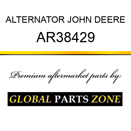 ALTERNATOR JOHN DEERE AR38429