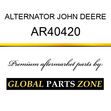 ALTERNATOR JOHN DEERE AR40420