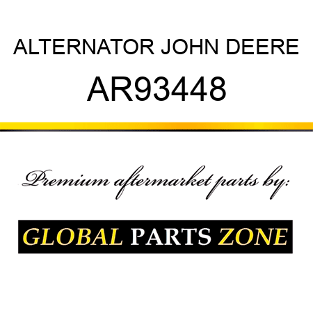 ALTERNATOR JOHN DEERE AR93448