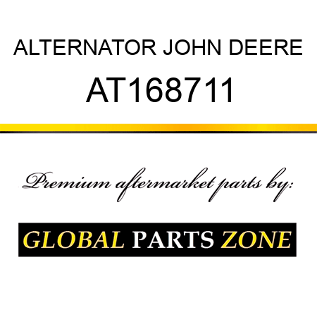 ALTERNATOR JOHN DEERE AT168711
