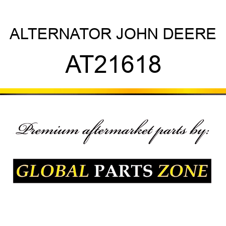 ALTERNATOR JOHN DEERE AT21618