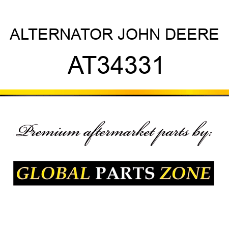 ALTERNATOR JOHN DEERE AT34331