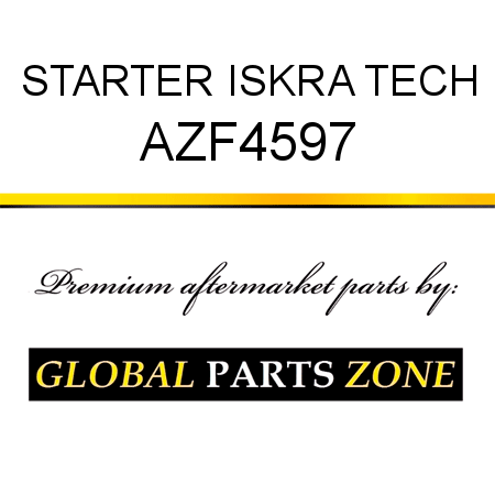 STARTER ISKRA TECH AZF4597