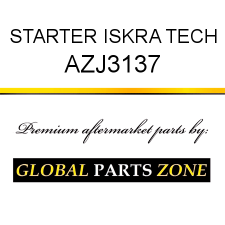 STARTER ISKRA TECH AZJ3137