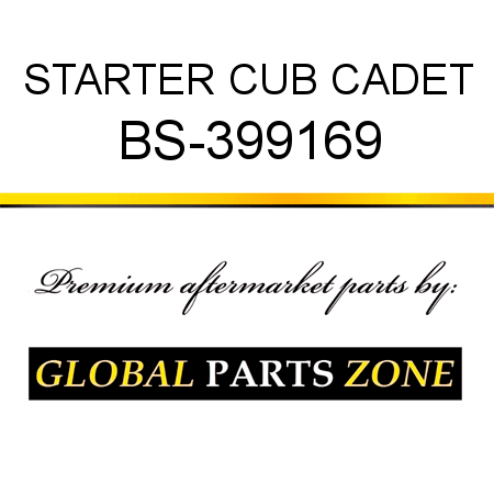 STARTER CUB CADET BS-399169