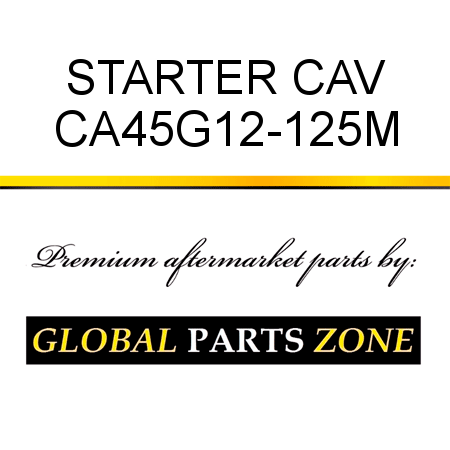 STARTER CAV CA45G12-125M