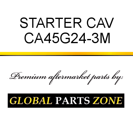 STARTER CAV CA45G24-3M