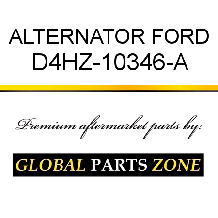 ALTERNATOR FORD D4HZ-10346-A