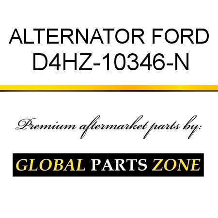 ALTERNATOR FORD D4HZ-10346-N