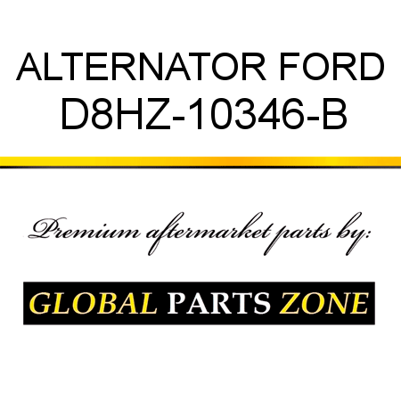 ALTERNATOR FORD D8HZ-10346-B