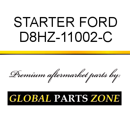 STARTER FORD D8HZ-11002-C