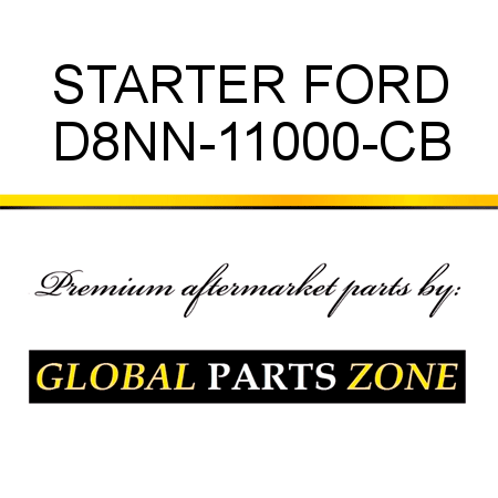 STARTER FORD D8NN-11000-CB