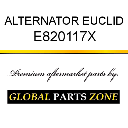 ALTERNATOR EUCLID E820117X